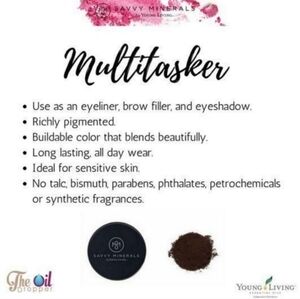 Savvy by Young Living Multi Tasker Eye Brow Shadow DARK